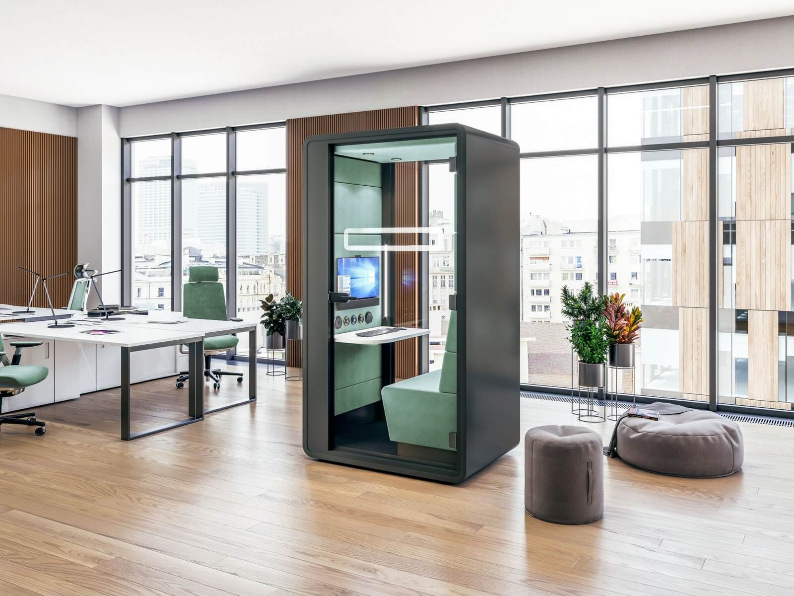 Jak dobrać kabiny akustyczne do&nbsp;swojej przestrzeni biurowej?